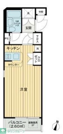 ワコーレ田園調布の物件間取画像